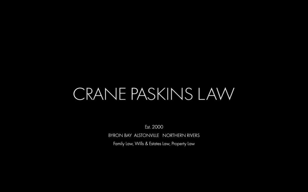 Crane Paskins Law website homepage
